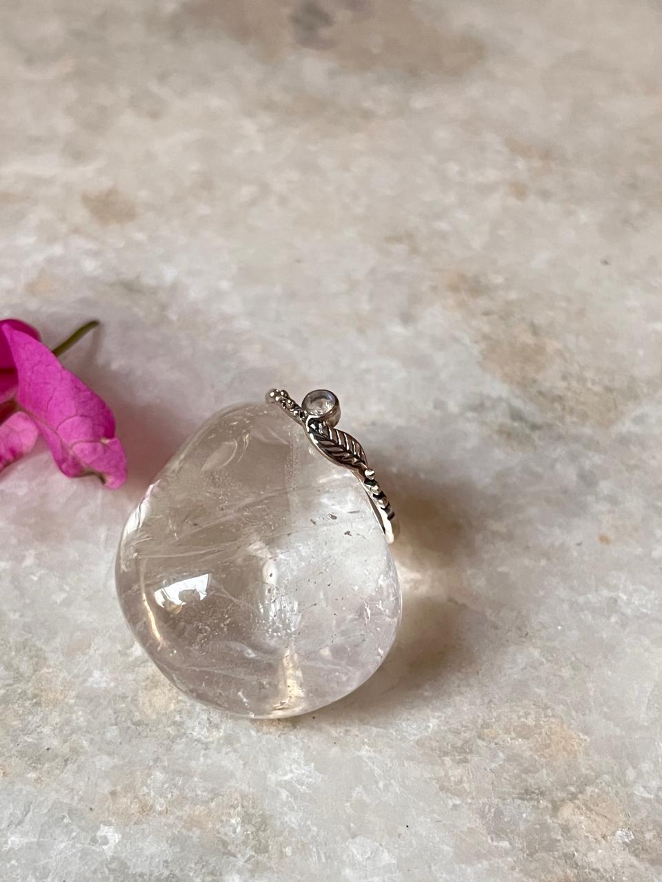 Moonstone Dainty Forest 925 Sterling Silver Ring