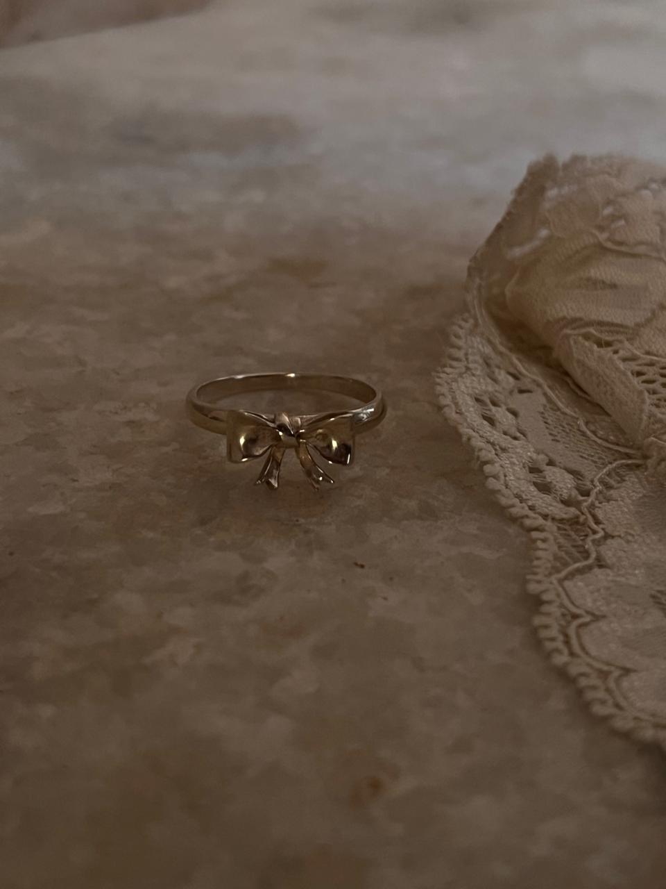 3D Pretty Boho Bow / Ribbon 🎀 925 Sterling Silver Ring