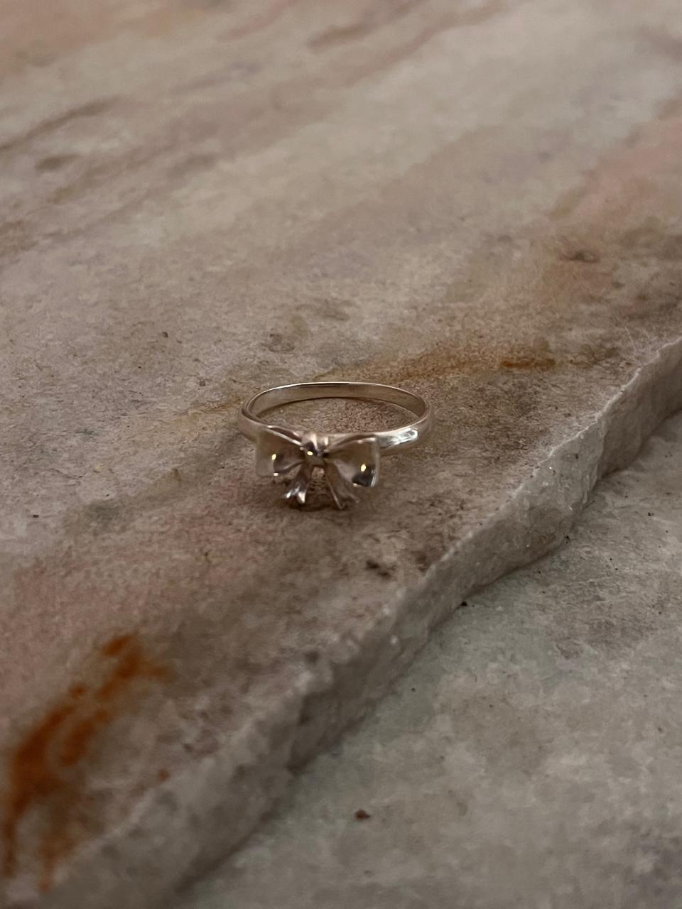 3D Pretty Boho Bow / Ribbon 🎀 925 Sterling Silver Ring