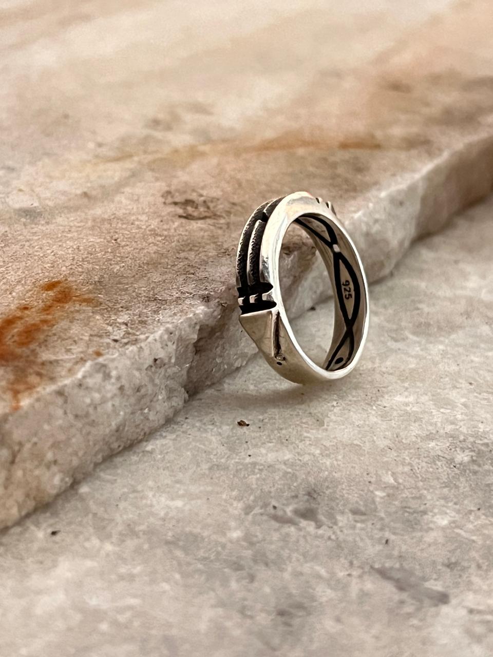 Mystic Nomad Path 925 Sterling Silver Ring