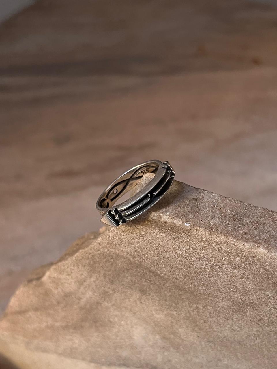 Mystic Nomad Path 925 Sterling Silver Ring