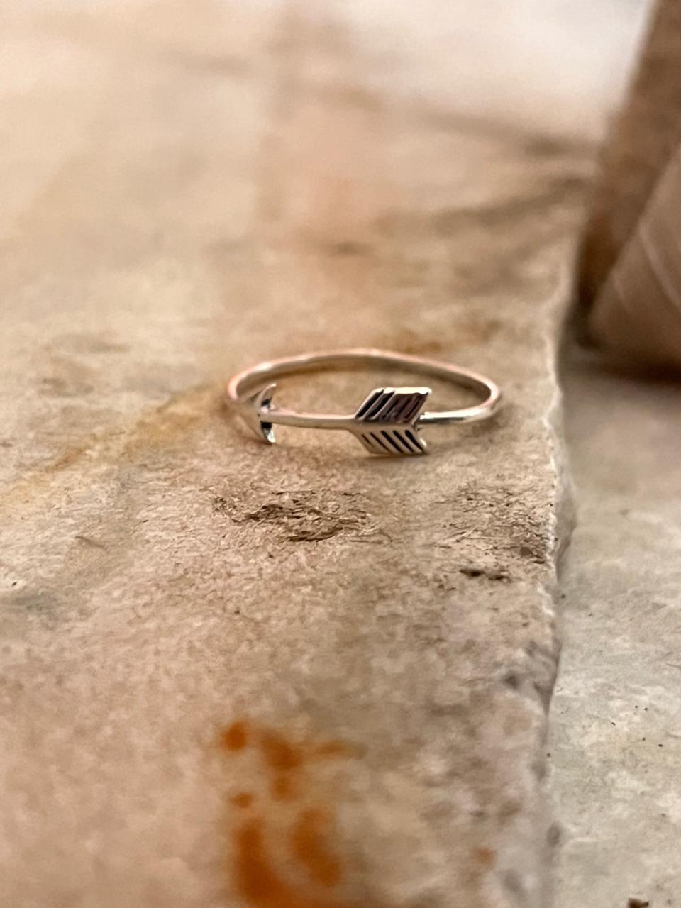 Arrow Band 925 Sterling Silver Ring