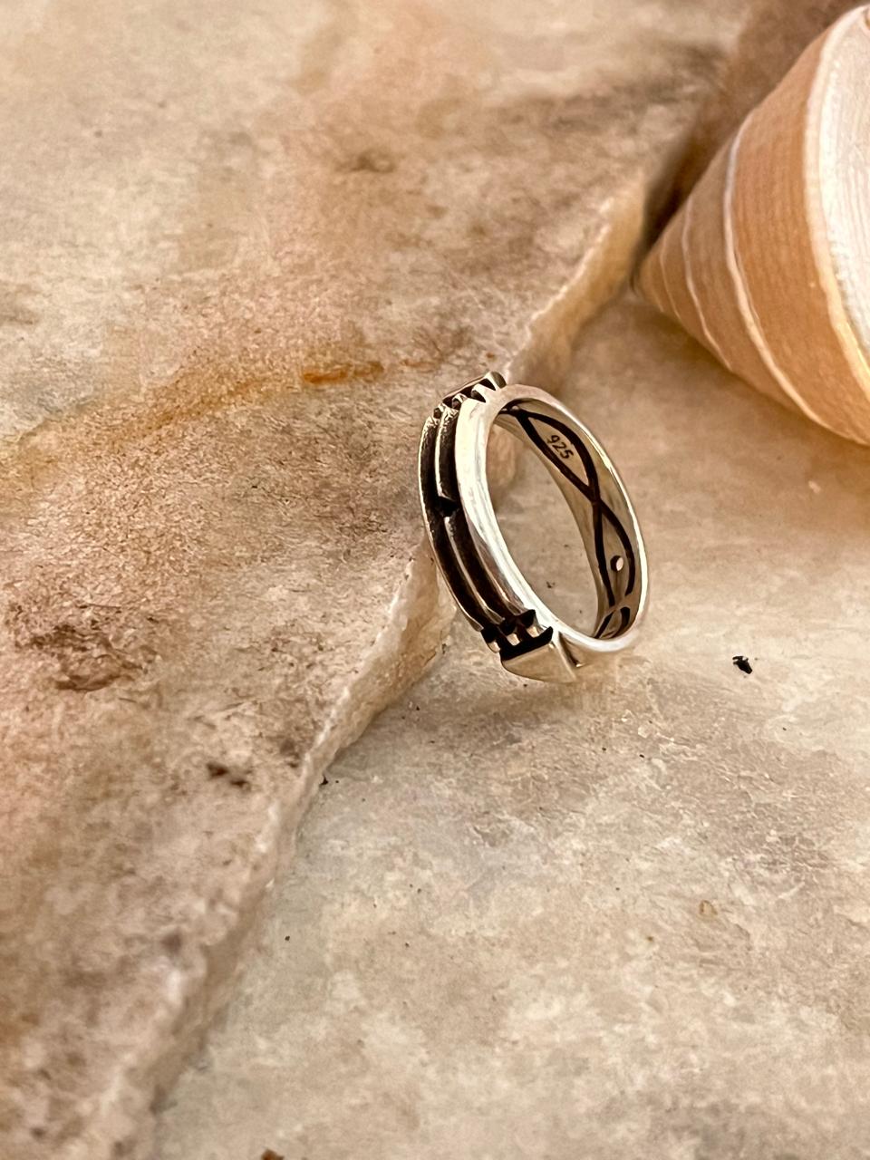 Mystic Nomad Path 925 Sterling Silver Ring