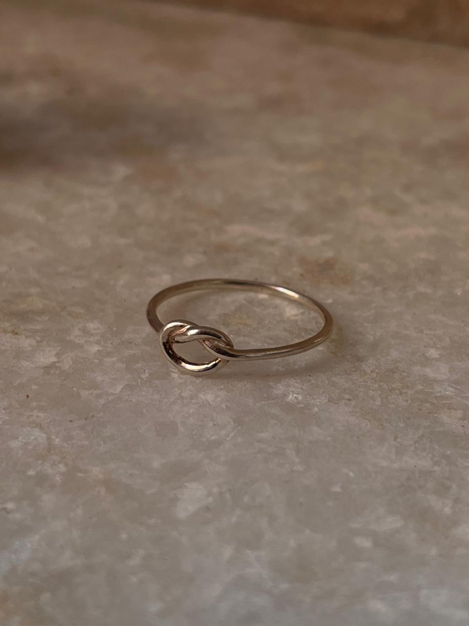 Promise Knot 925 Sterling Silver Ring