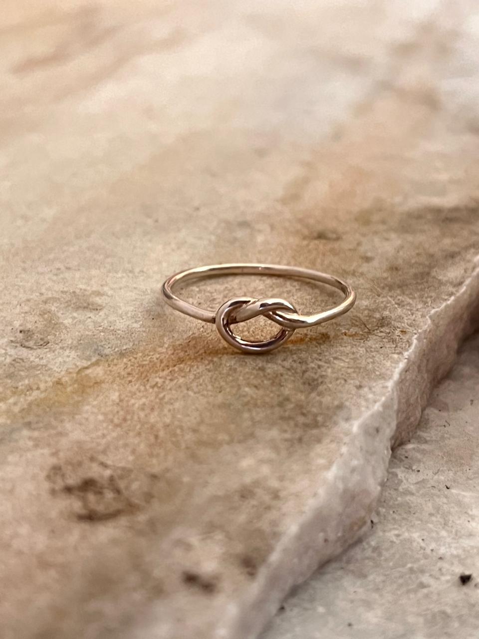 Promise Knot 925 Sterling Silver Ring