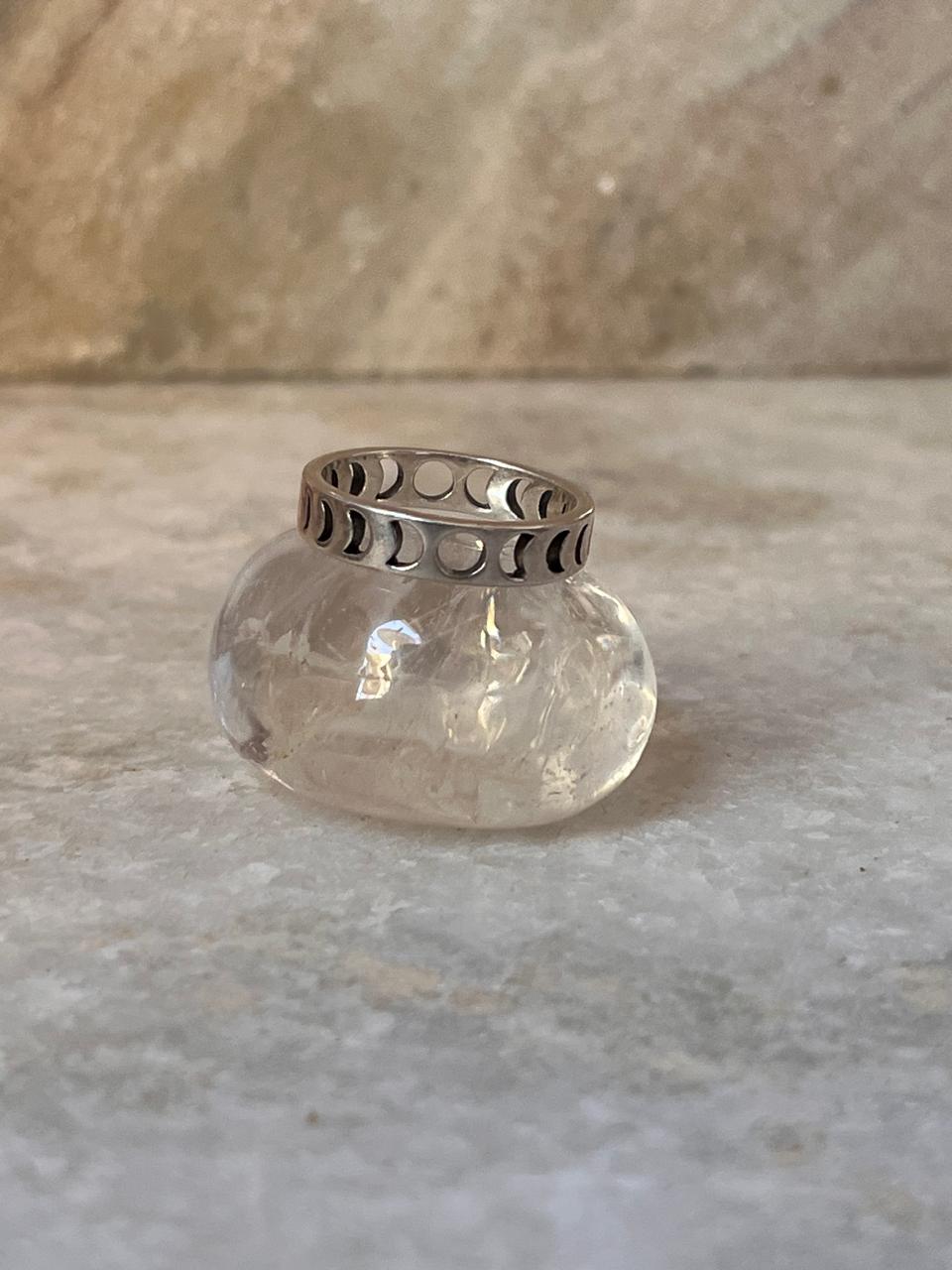 Moon Phases 925 Sterling Silver Ring