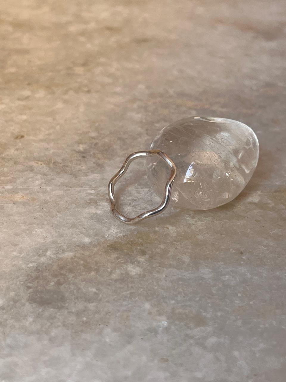 Wavy Band 925 Sterling Silver Ring