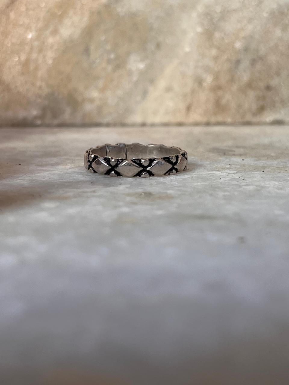 Tribal Rawa Band 925 Sterling Silver Ring