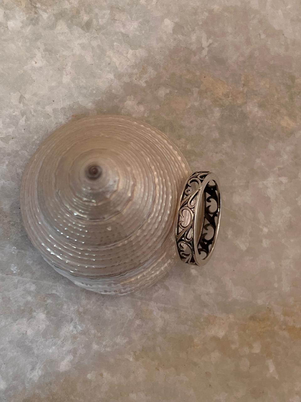 Vintage Filgrie Band 925 Sterling Silver Ring - Tarakaya Silver