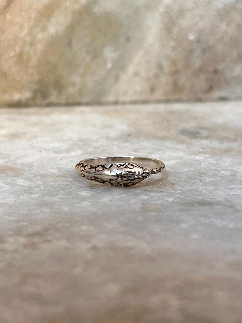 Sacred Serpent/ Snake Adjustable 925 Sterling Silver Ring