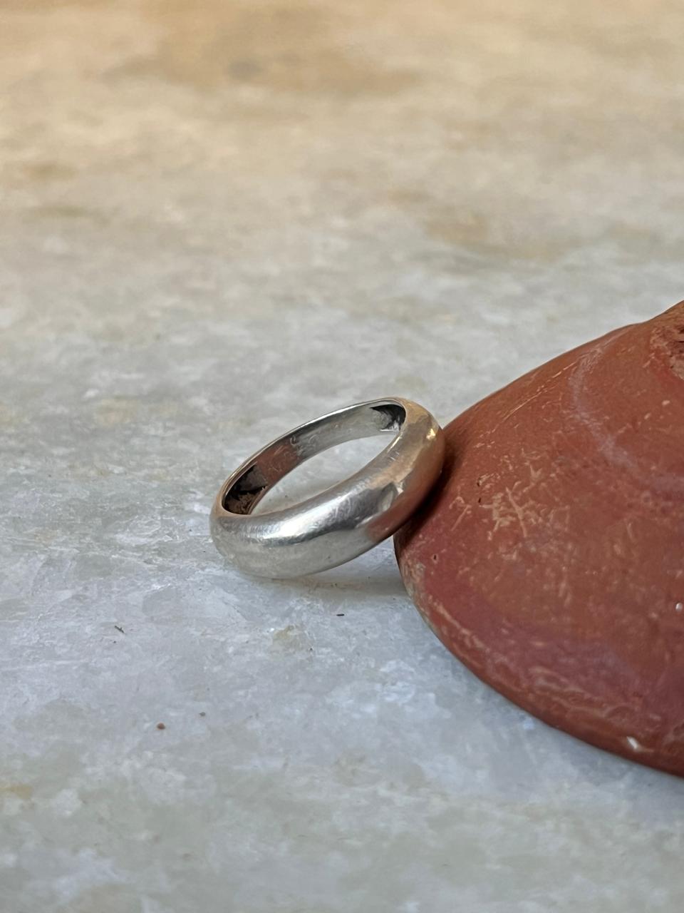 Chunky Hula Dome 925 Sterling Silver Ring