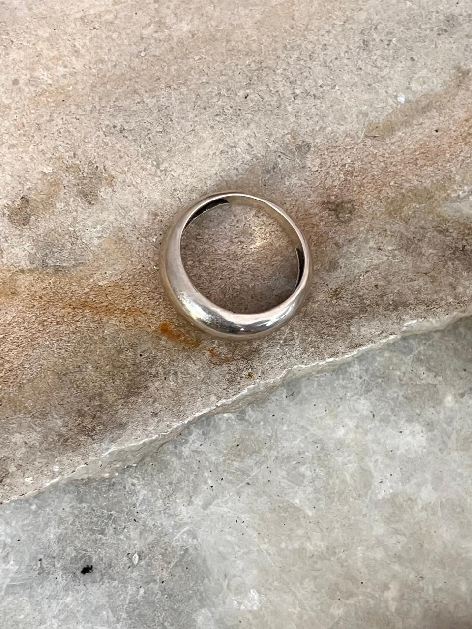 Chunky Hula Dome 925 Sterling Silver Ring