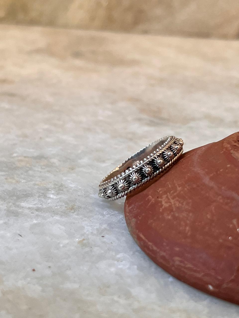 Balinese Fixed Size 925 Sterling Silver Ring