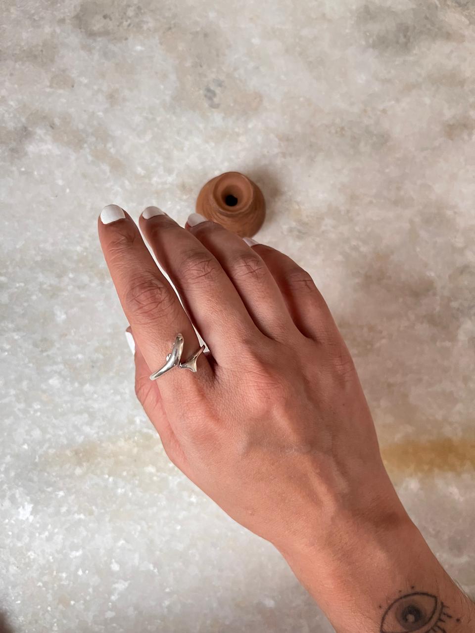Dolphine 925 Sterling Silver Ring