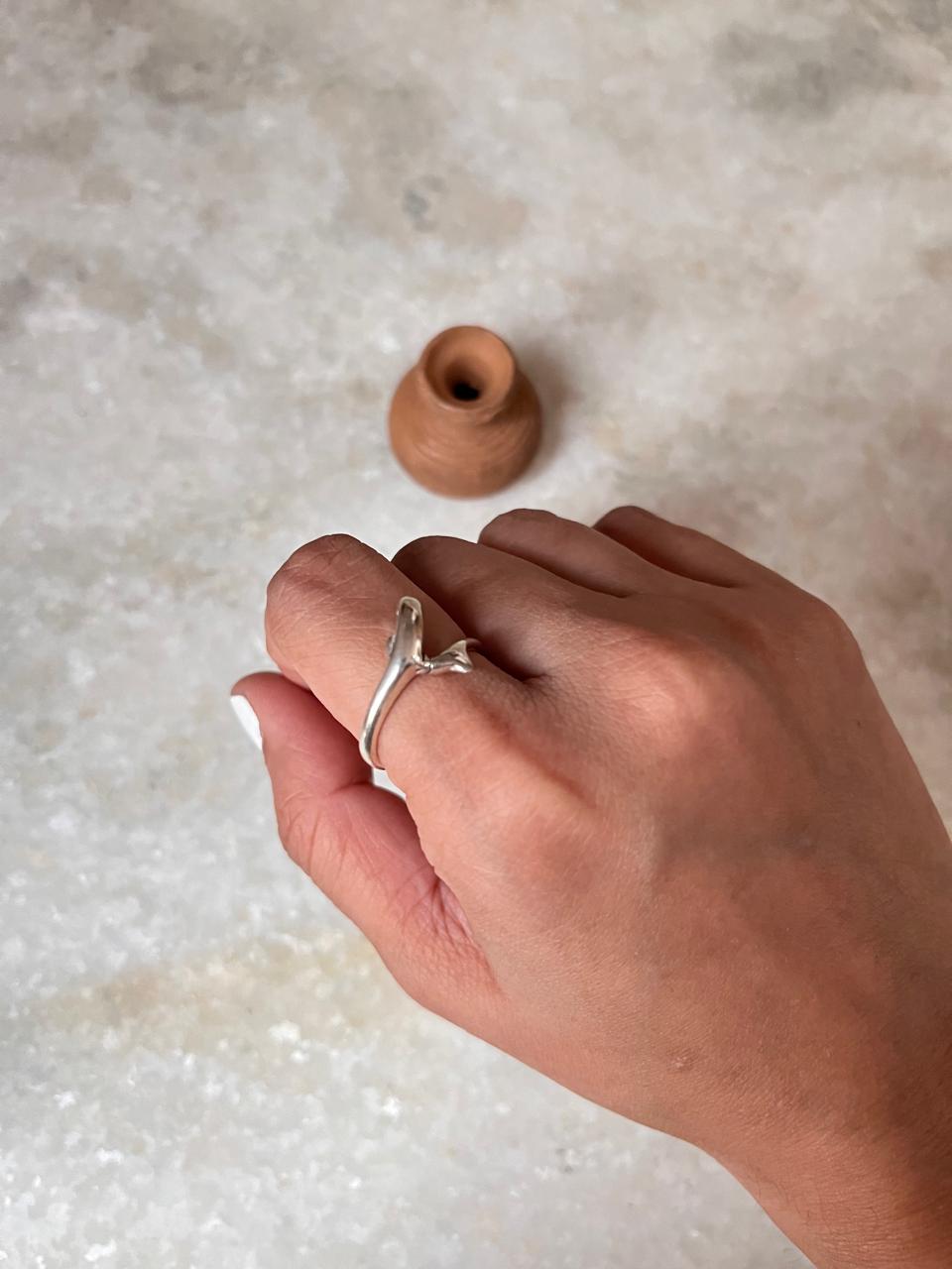Dolphine 925 Sterling Silver Ring