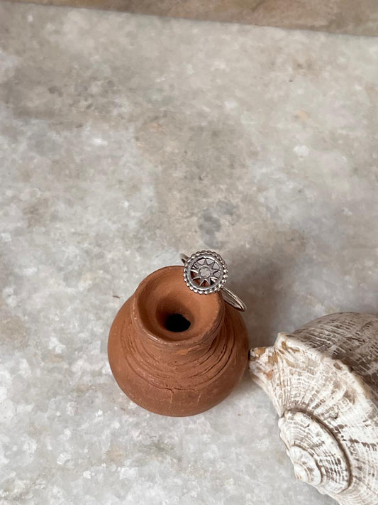 Balinese Sun 925 Sterling Silver Ring