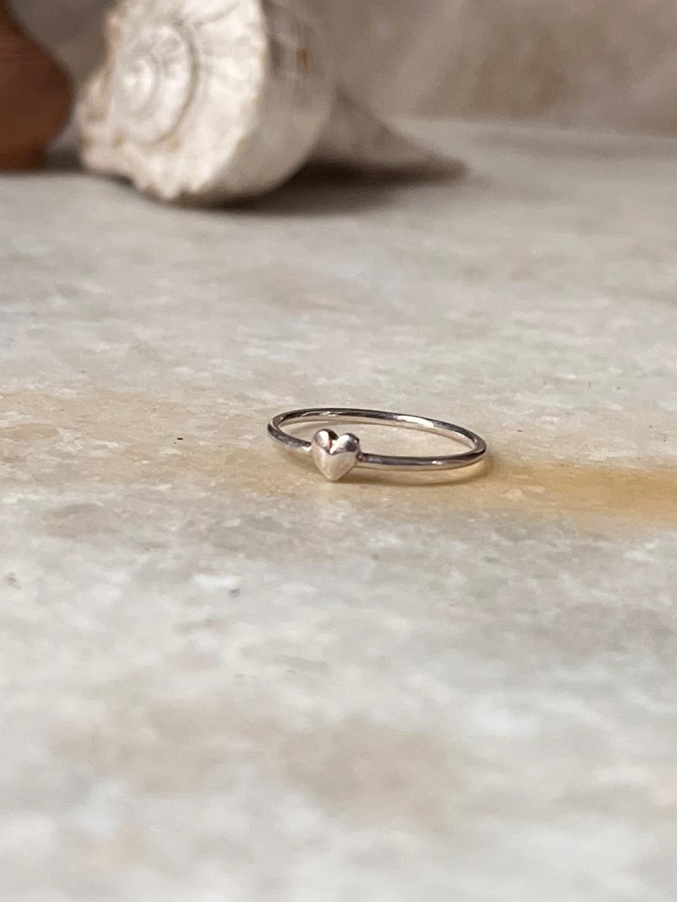 Small Heart 925 Sterling Silver Ring