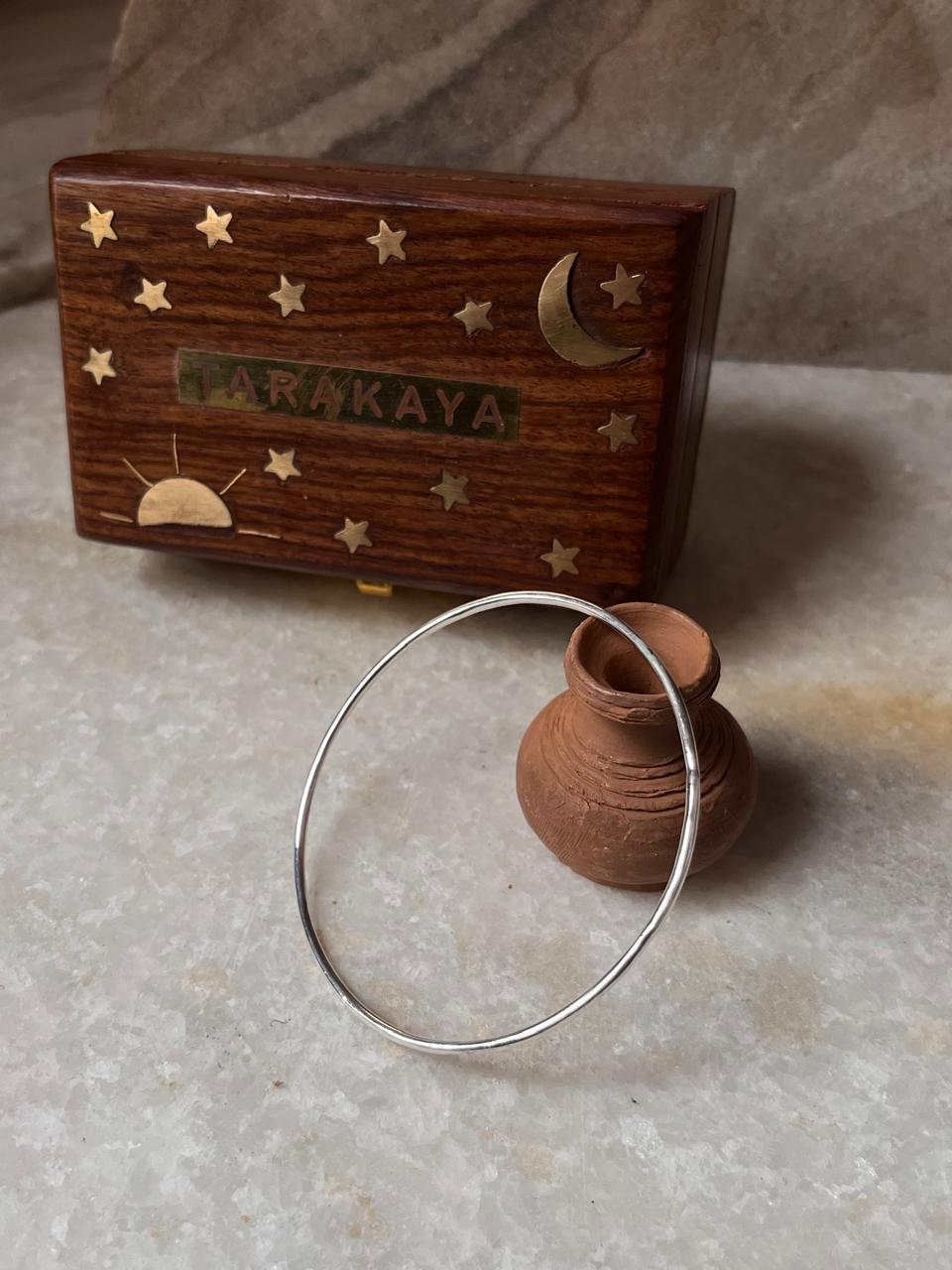Plain 925 Sterling Silver Bangle