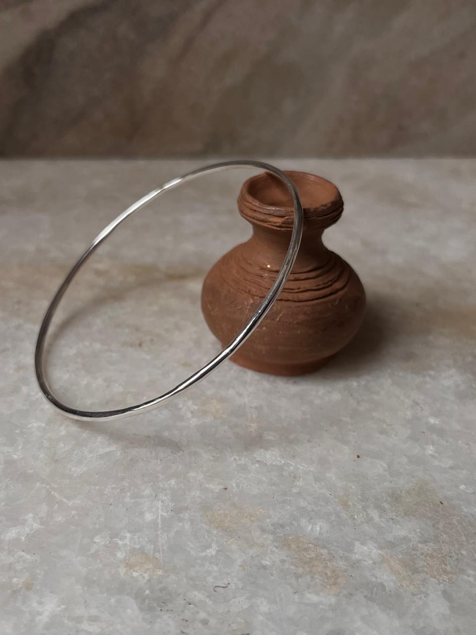 Plain 925 Sterling Silver Bangle