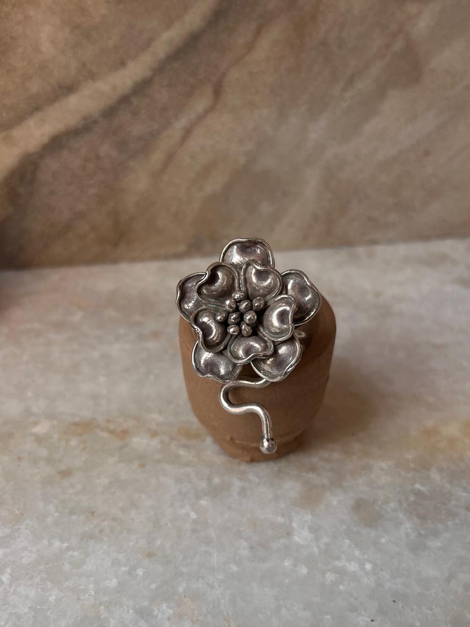Blooming Beauty Handcrafted Bohemian 925 Sterling Silver Ring