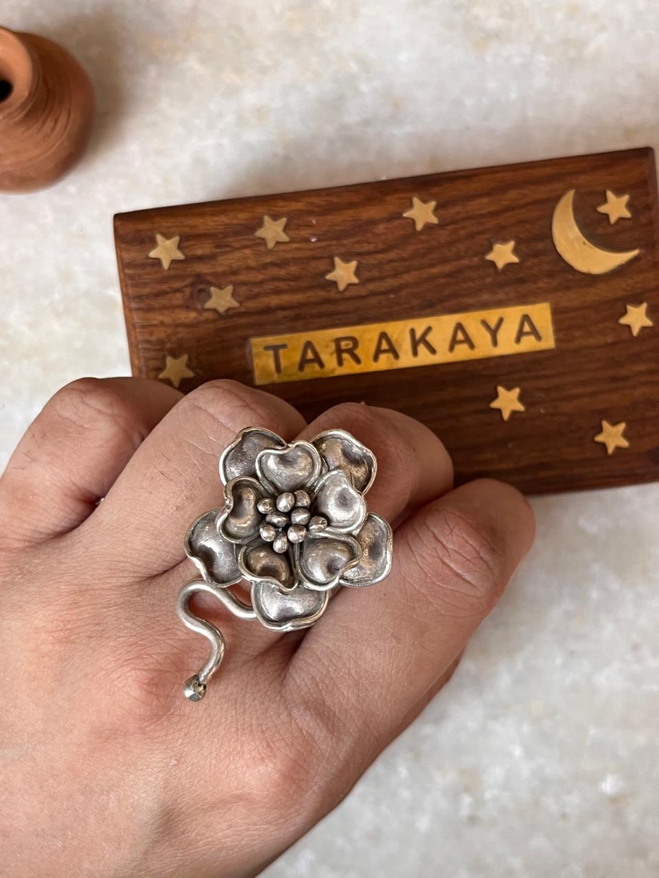 Blooming Beauty Handcrafted Bohemian 925 Sterling Silver Ring