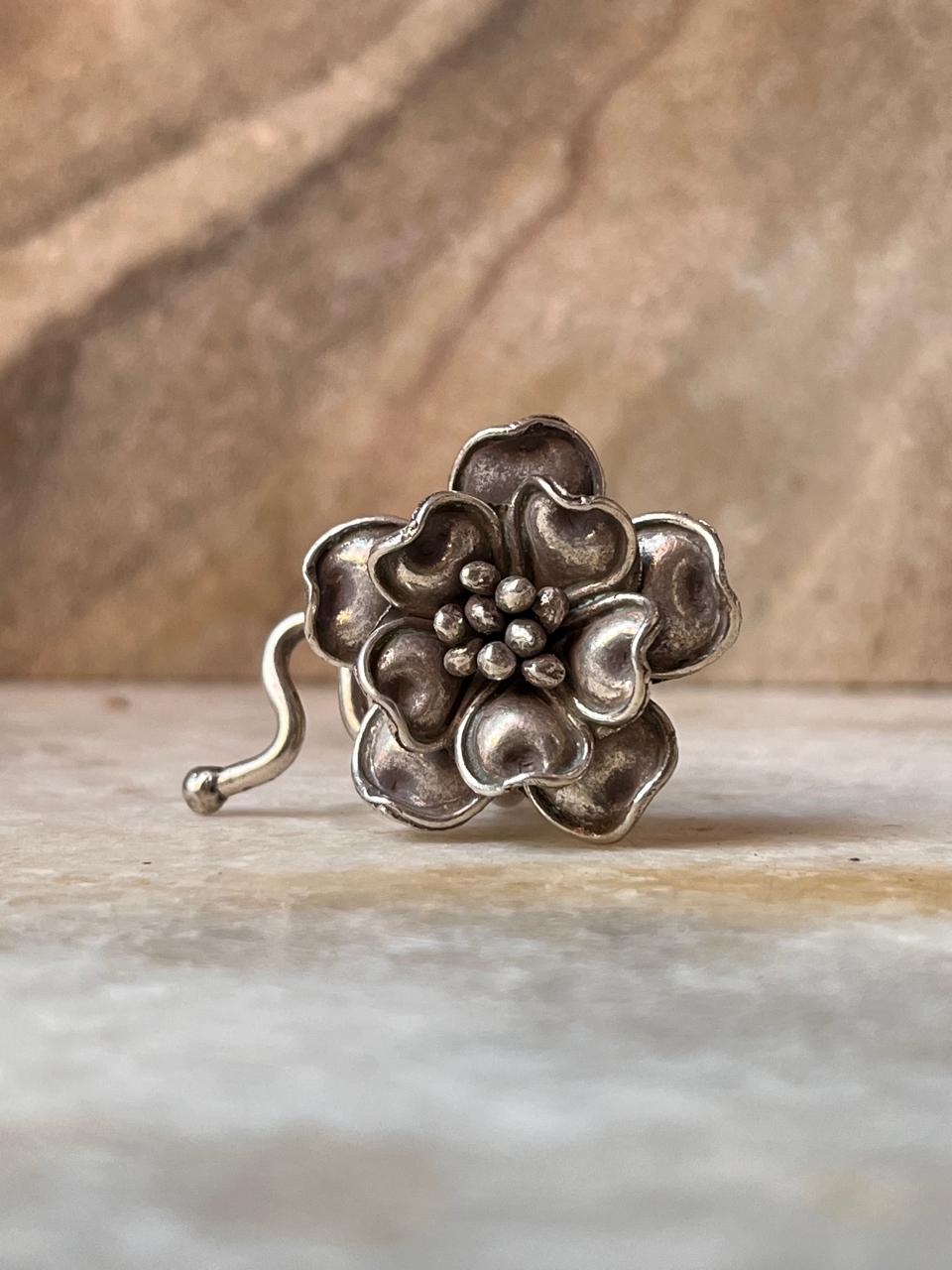 Blooming Beauty Handcrafted Bohemian 925 Sterling Silver Ring