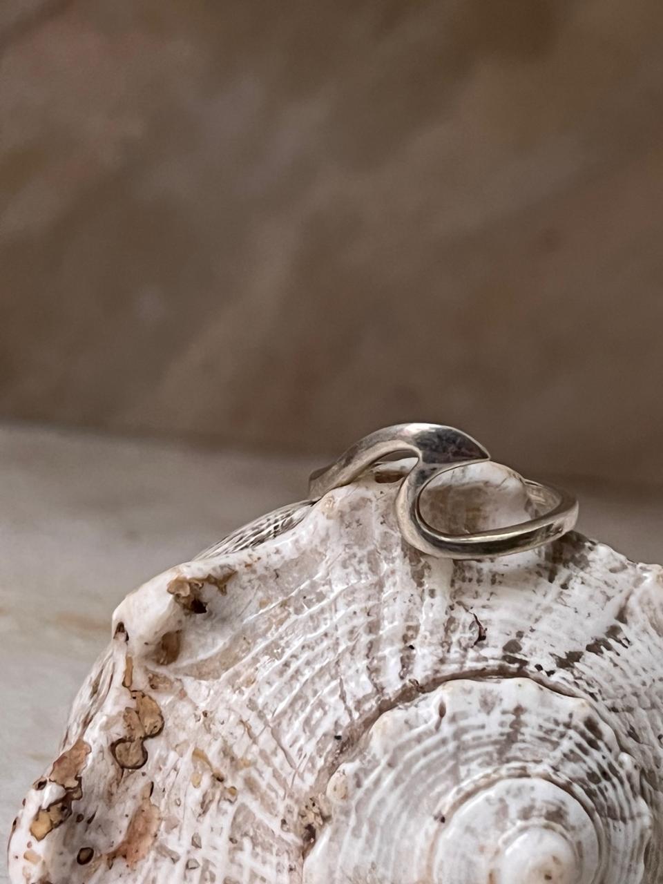 Beach Wave 925 Sterling Silver Ring - Tarakaya Silver