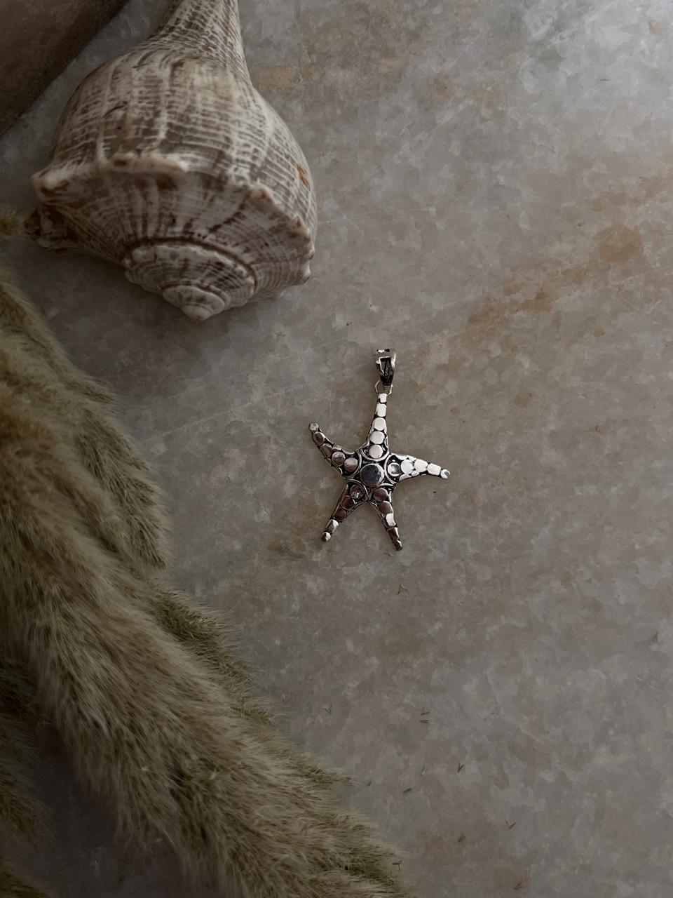 Star Fish/ Beach 925 Sterling Silver Pendant