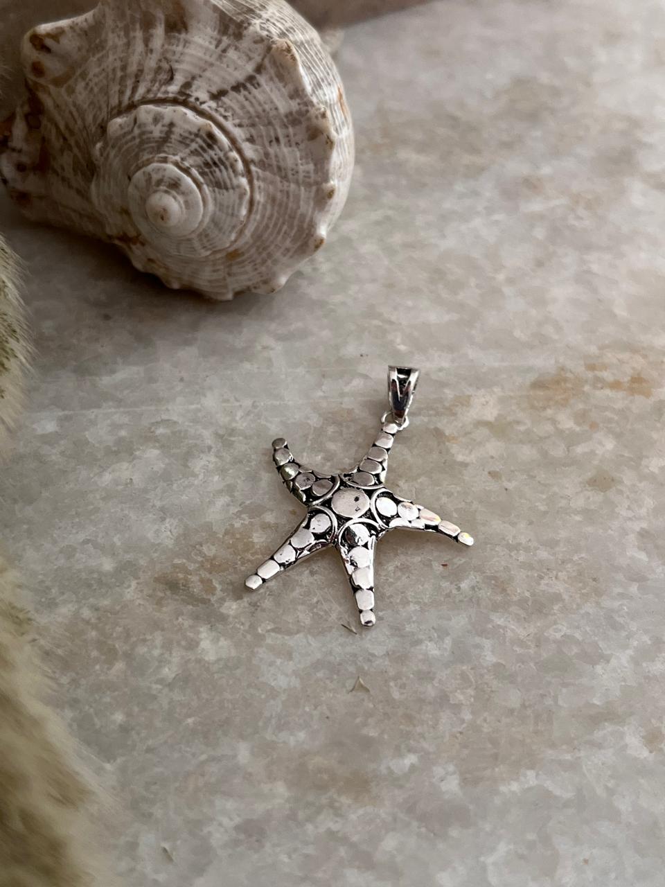 Star Fish/ Beach 925 Sterling Silver Pendant