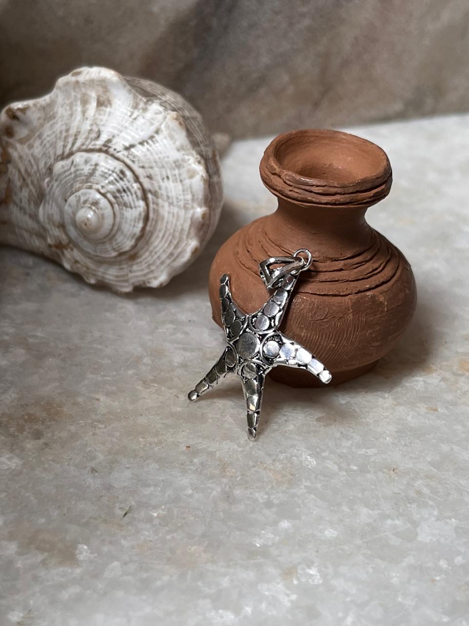Star Fish/ Beach 925 Sterling Silver Pendant