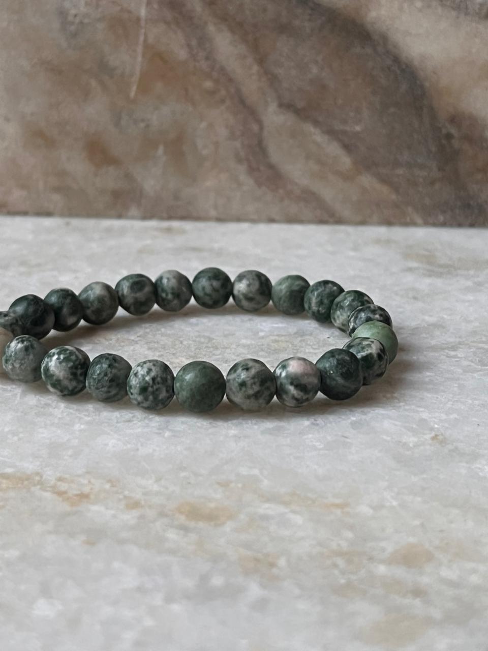 Tree Agate Natural Crystal Bracelet 8MM