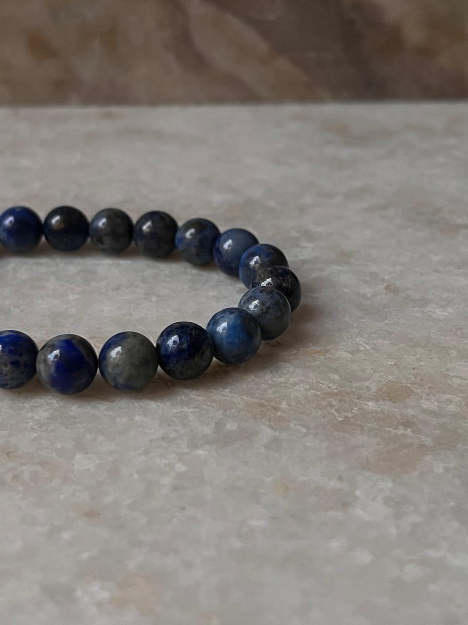 Lapis Lazuli Natural Crystal Bracelet 8MM