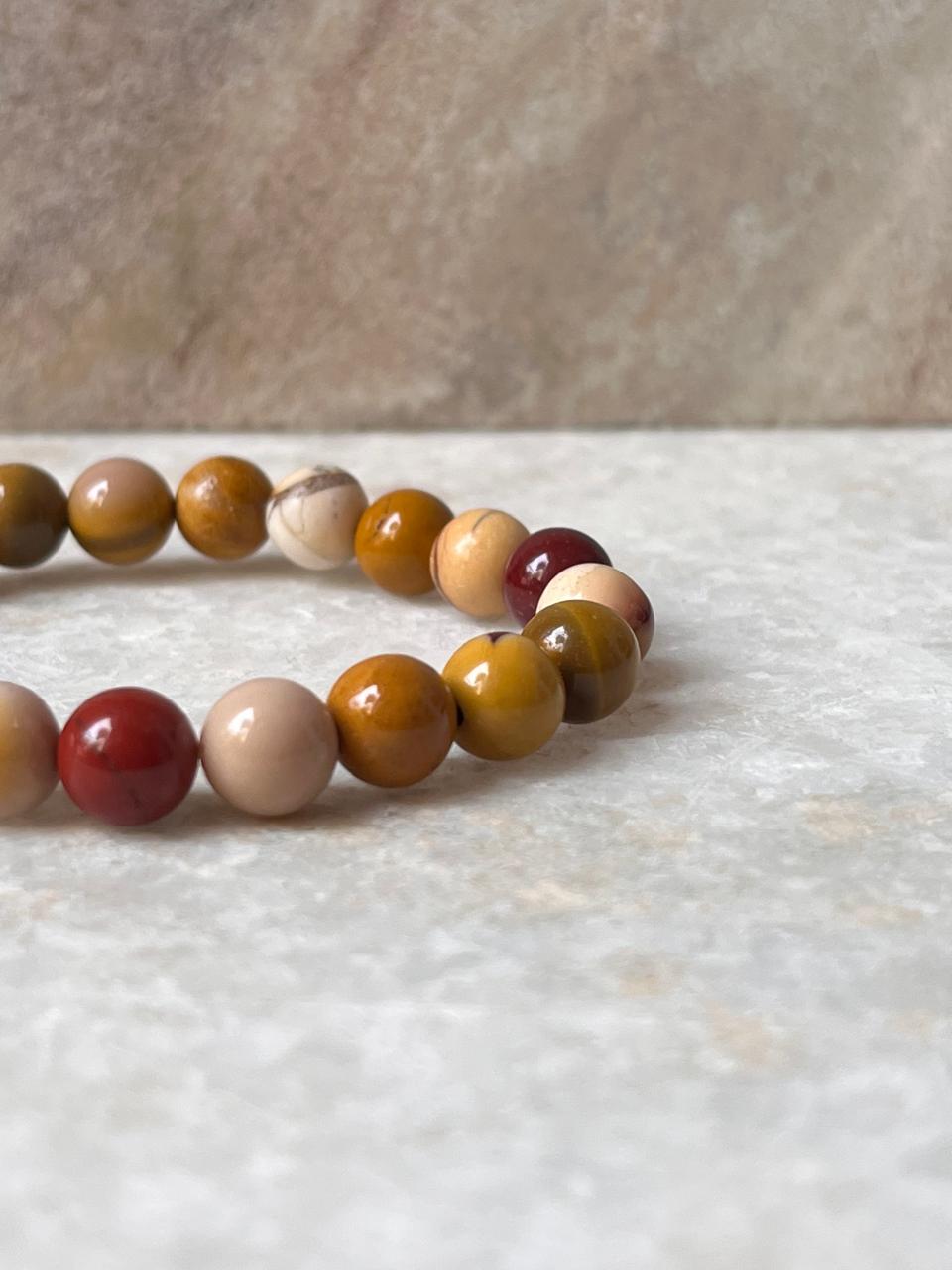 Mookaite 8MM Natural Crystal Bracelet