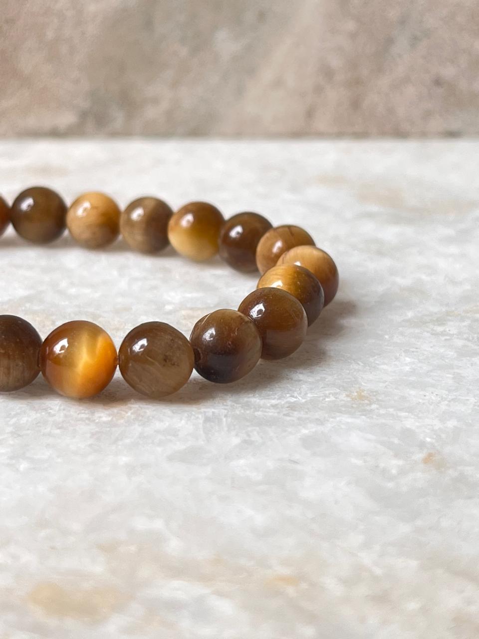 Cats Eye Natural Crystal Bracelet 8MM