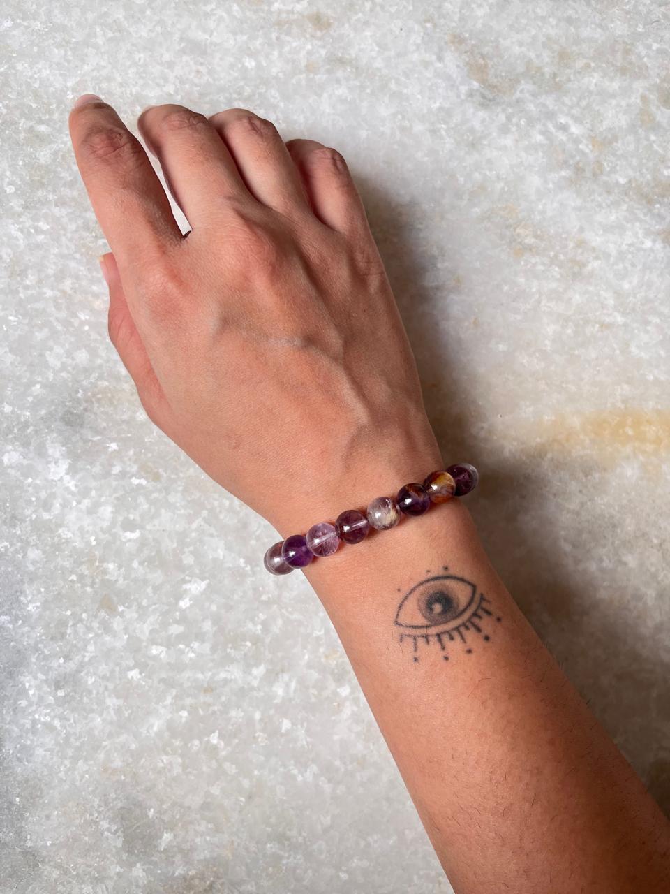 Super Seven Natural Crystal Bracelet 8MM