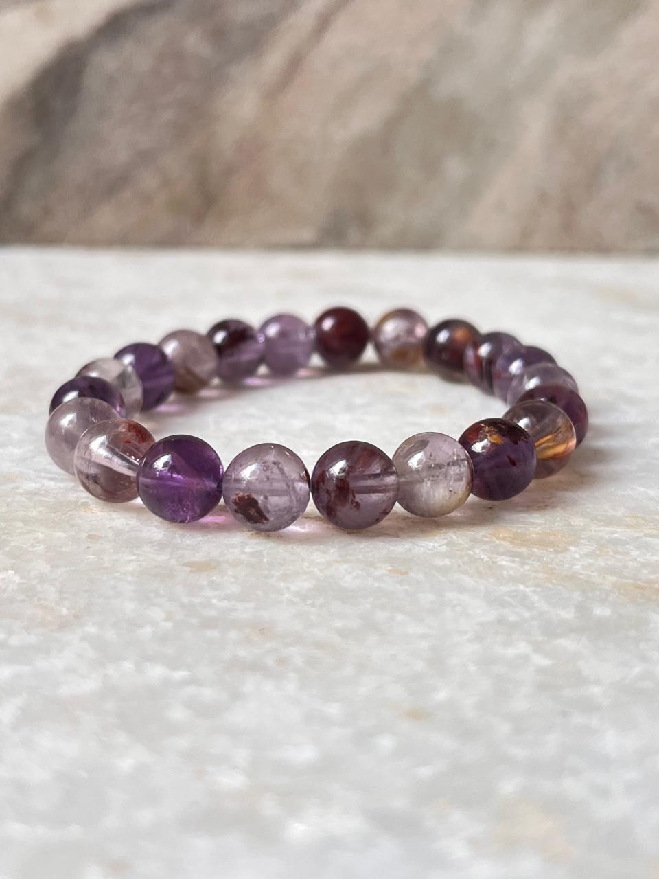 Super Seven Natural Crystal Bracelet 8MM