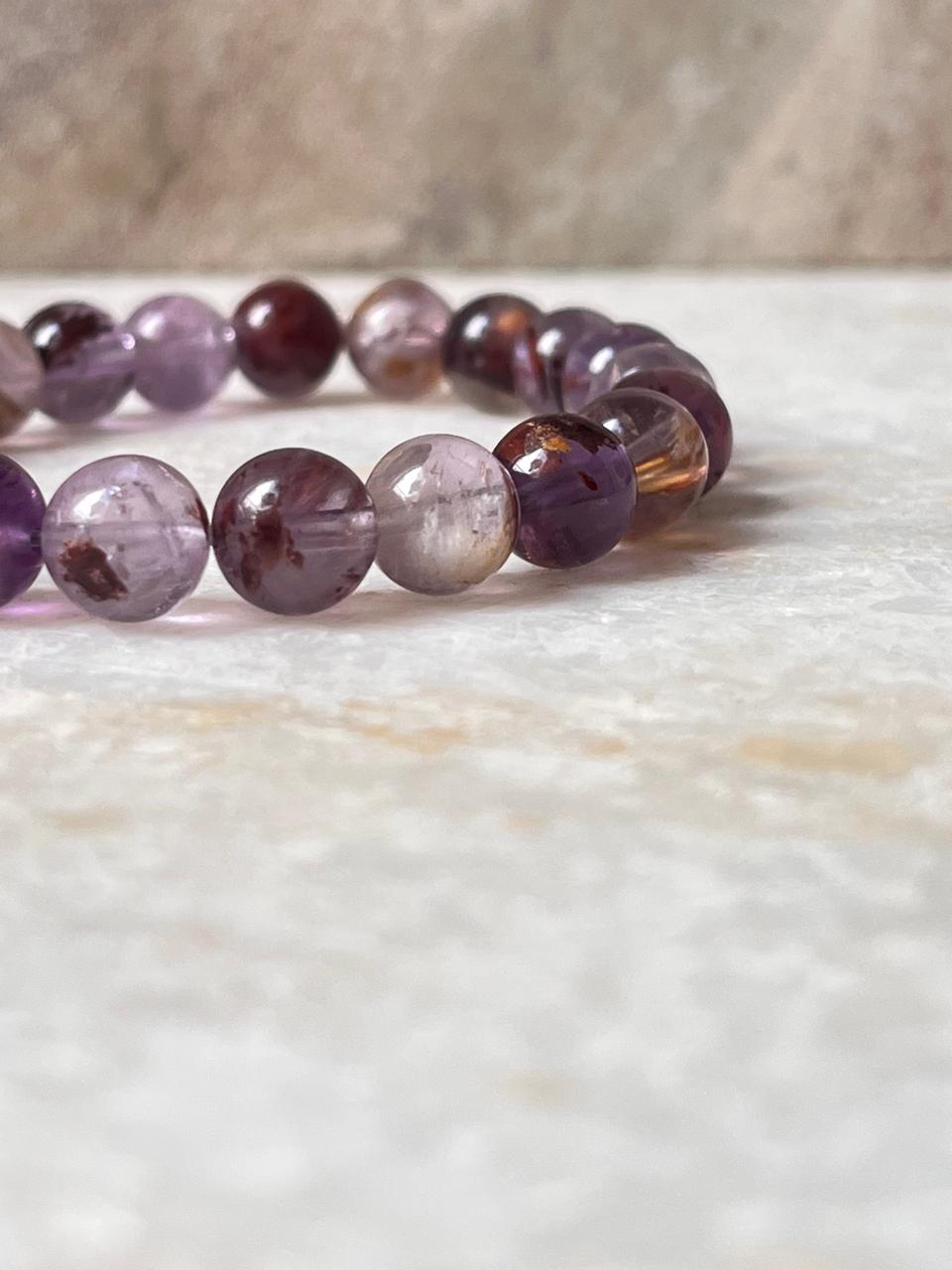 Super Seven Natural Crystal Bracelet 8MM