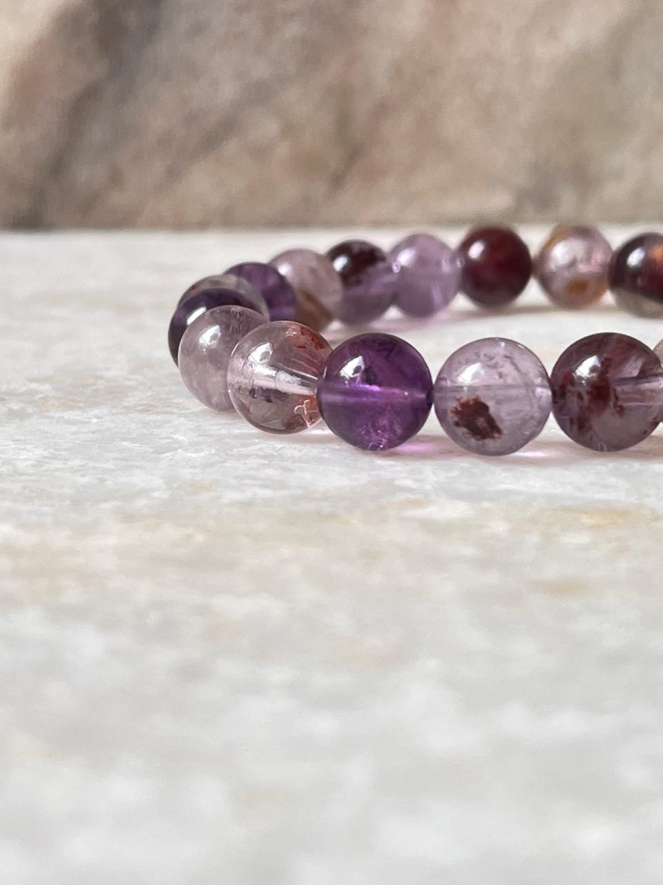 Super Seven Natural Crystal Bracelet 8MM