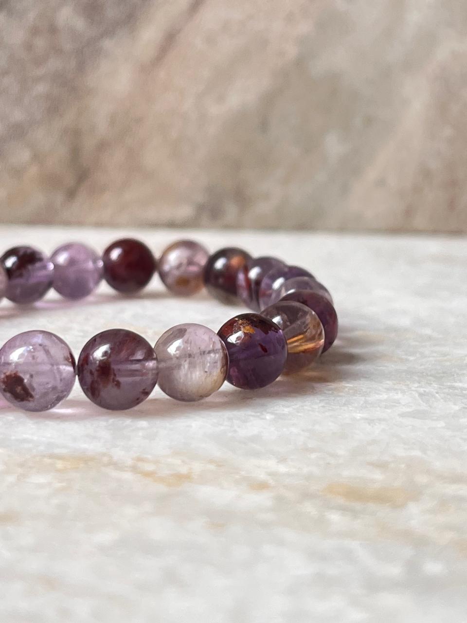 Super Seven Natural Crystal Bracelet 8MM
