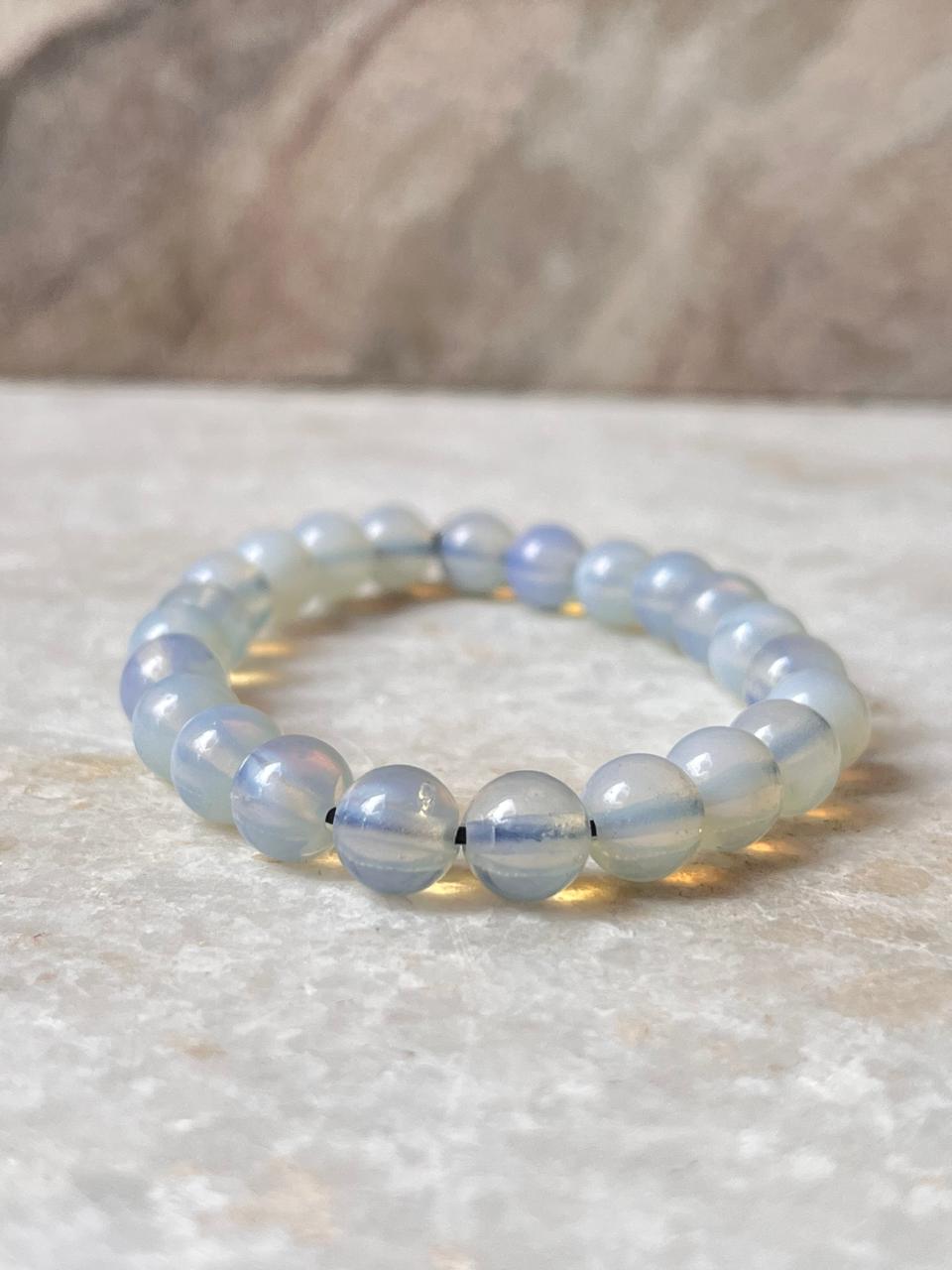 Opalite Stretch Bracelet for Calming and Intuition