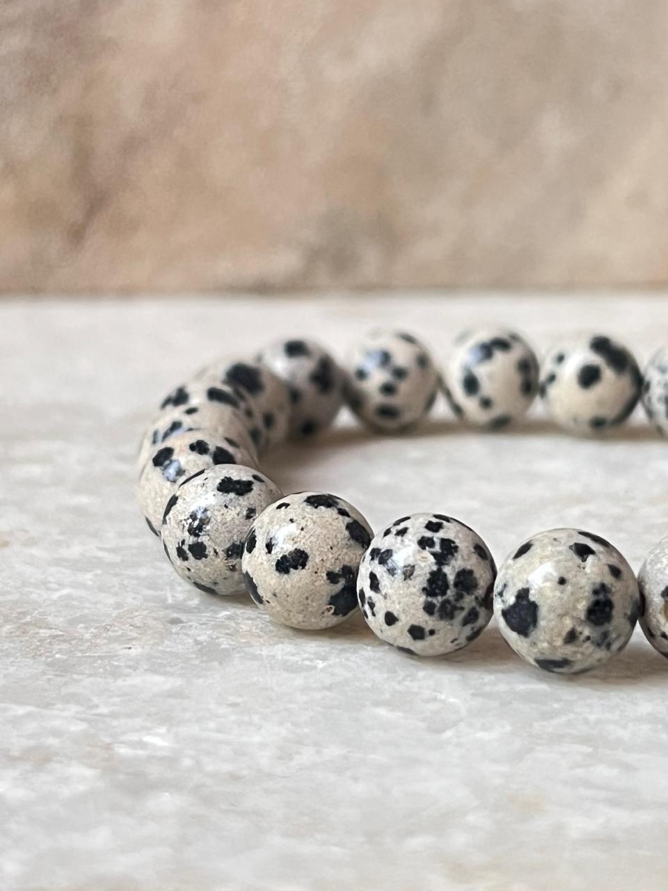 Dalmatian Jasper 8MM Natural Crystal Bracelet