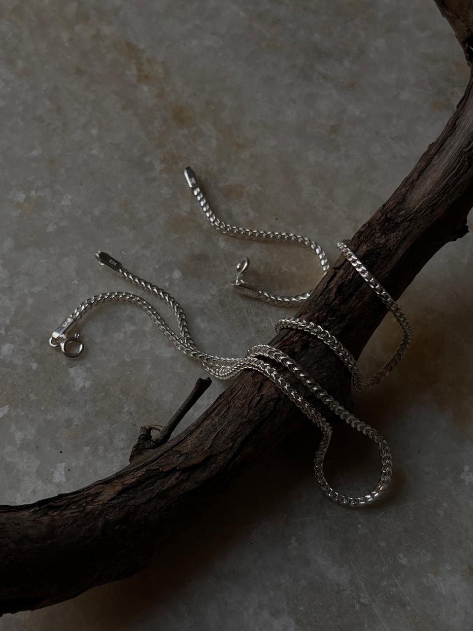 925 silver anklet for women – fox tail pattern