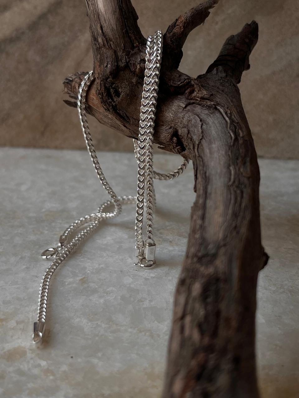 Elegant 925 silver fox tail anklet for girls and women
