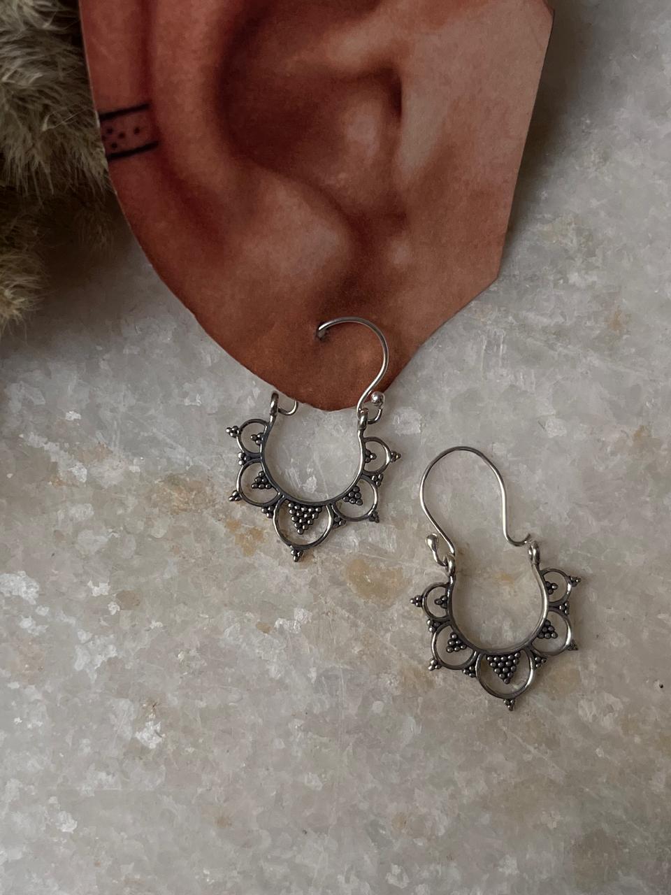 Rewa Banjara Hoops 925 Sterling Silver - Design 1