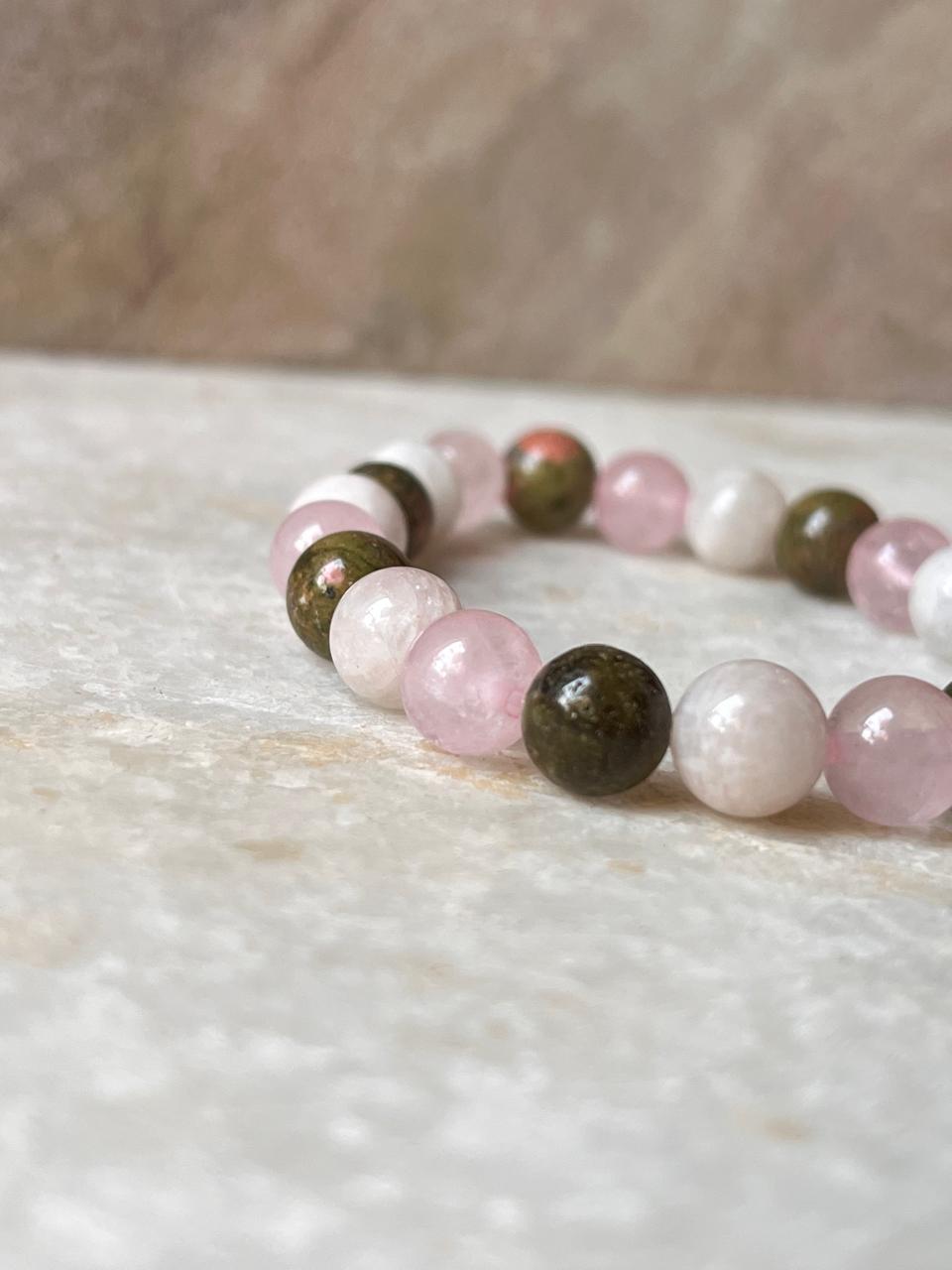 Intention- Improve Fertility 8MM Natural Crystal Bracelet