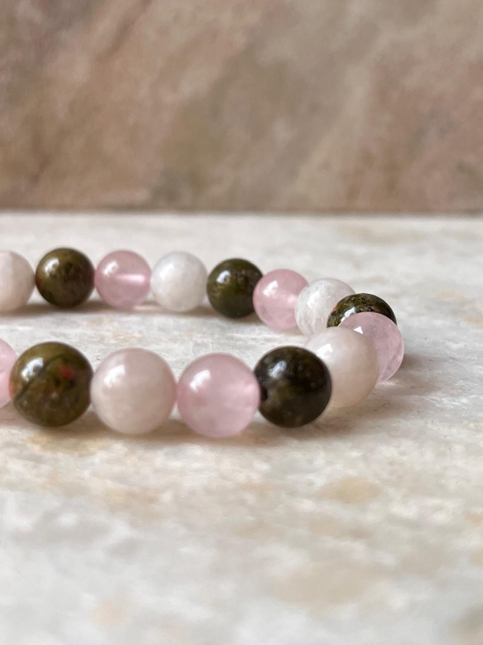 Intention- Improve Fertility 8MM Natural Crystal Bracelet