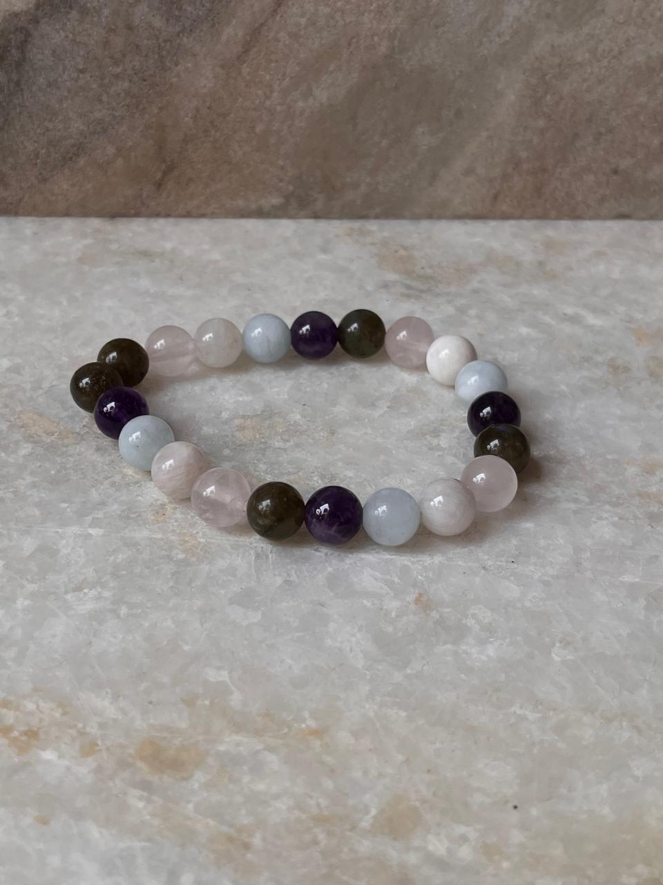 Intention- Healthy Pregnancy (Protection ) 8MM Natural Crystal Bracelet