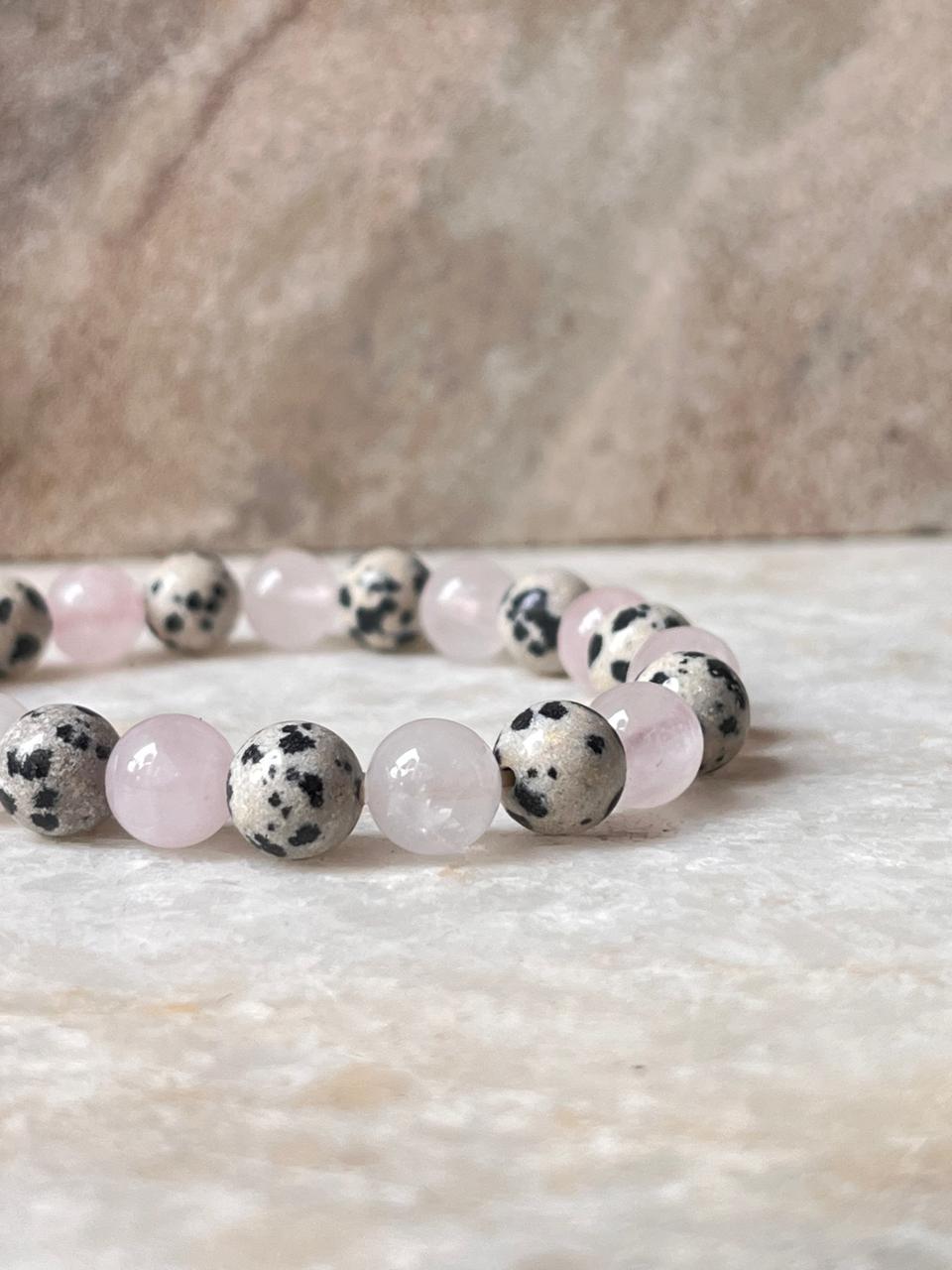 Intention- I Deserve Compassion 8MM Natural Crystal Bracelet