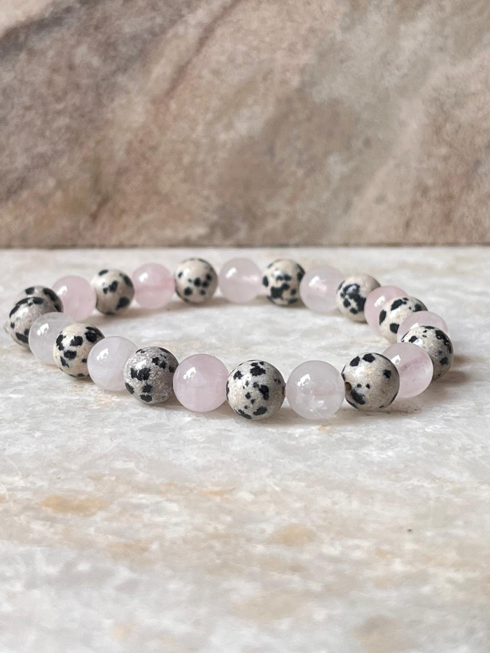 Intention- I Deserve Compassion 8MM Natural Crystal Bracelet