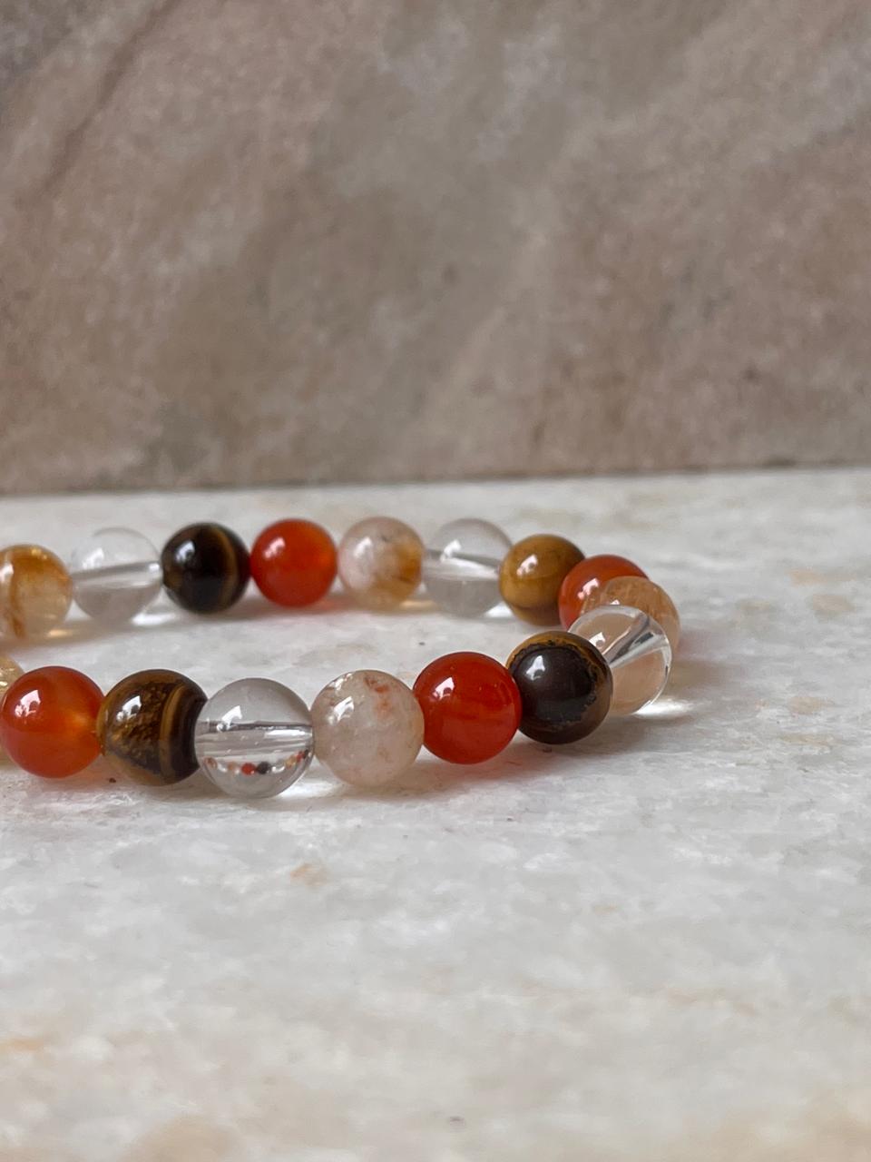 Intention- Heal My Mental Health 8MM Natural Crystal Bracelet